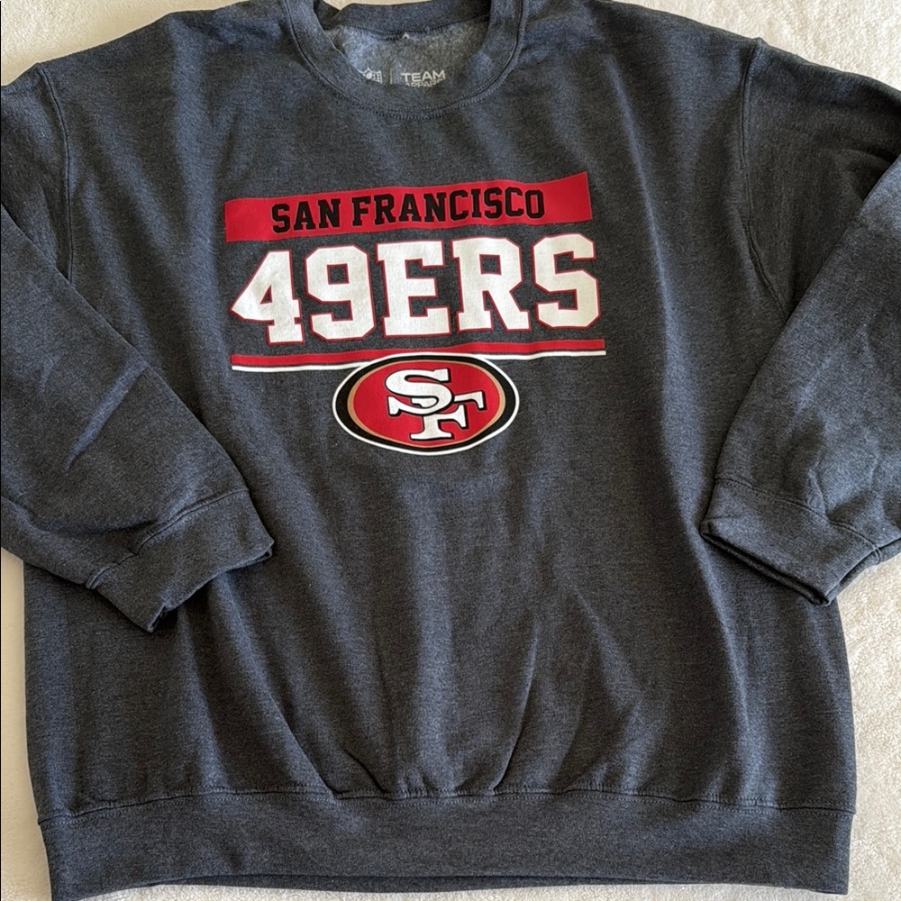 Team Apparel San Francisco 49ers Crewneck Sweater NEW